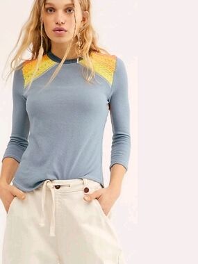 FREE PEOPLE cotton Top Medium